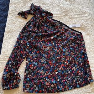 J Crew one shoulder top